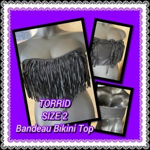 TORRID - Size 2X -Strapless Bandeau Bikini Top
